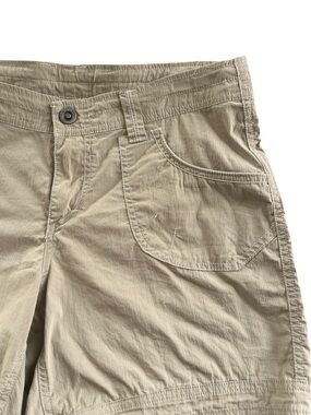 Kuhl Mid Rise Khaki Kontra Shorts Lightweight Outdoor Hiking Womens Size 10
